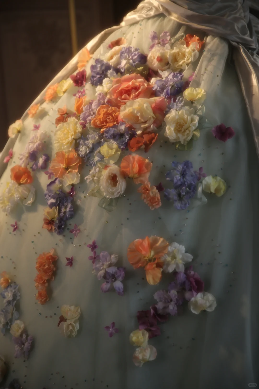 Vintage Ball Gown Strapless Satin Tulle Applique Long Prom Dress, Party Dress, Evening Dress GG2873