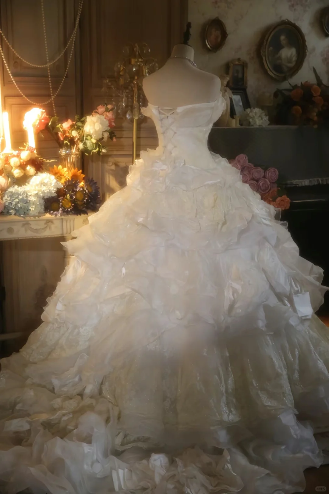 Cute Ball Gown Strapless Satin Chiffon Long Prom Dress, Party Dress, Evening Dress GG2880