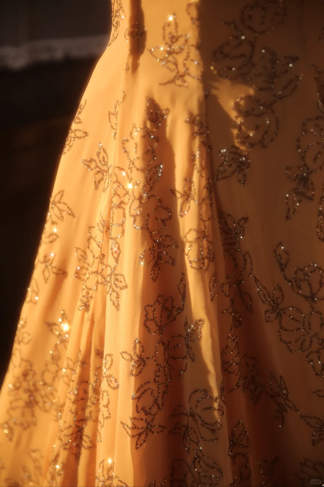 Chic A Line Spaghetti Straps Satin Beaded Long Prom Dress, Party Dress, Evening Dress GG2882