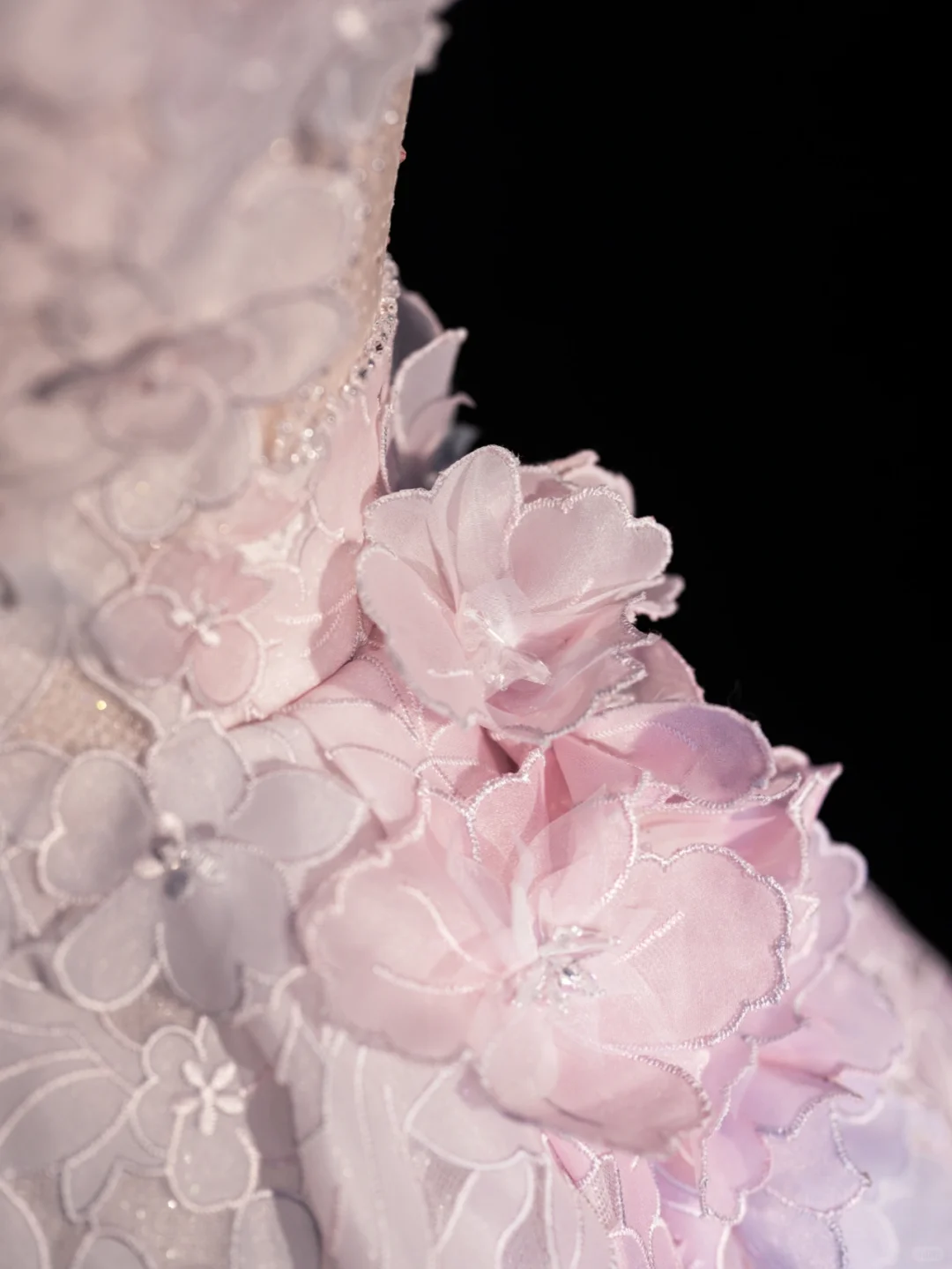 Sweet Ball Gown Halter Satin Applique Long Prom Dress, Party  Dress, Evening Dress GG2887