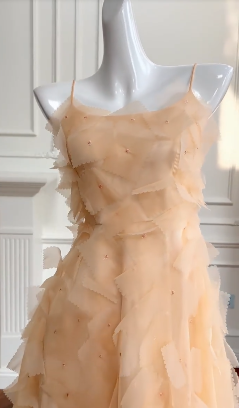 Unique A Line Spaghetti Straps Satin Long Prom Dress, Party Dress, Evening Dress GG2899