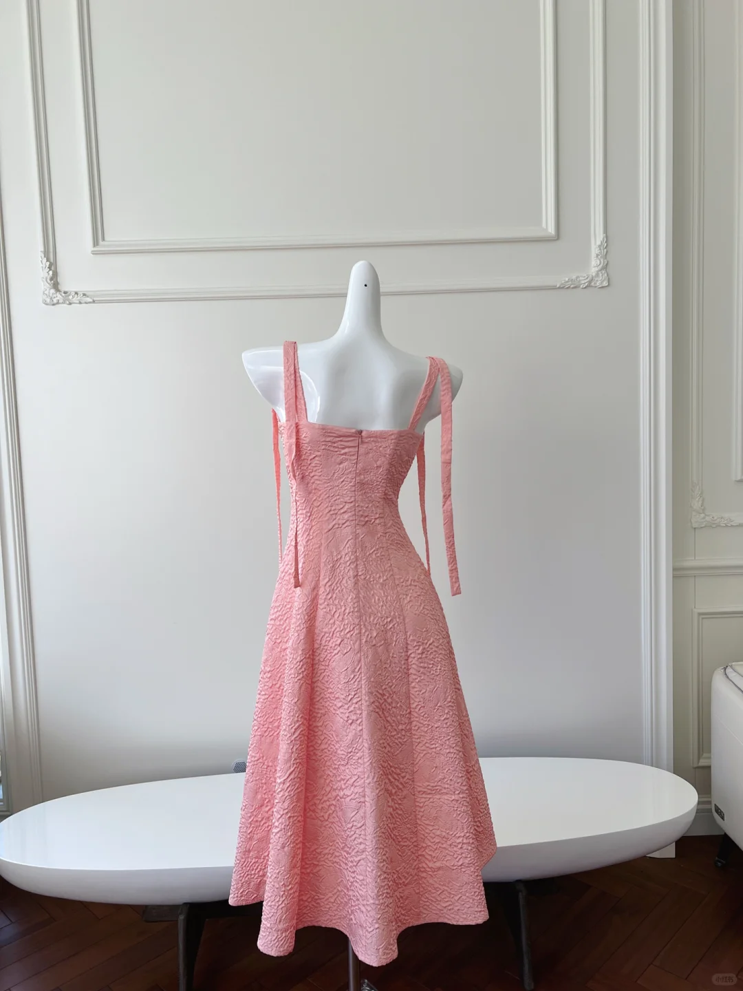 Cute A Line Spaghetti Straps Peach Satin Long Prom Dress, Party Dress, Evening Dress GG2900