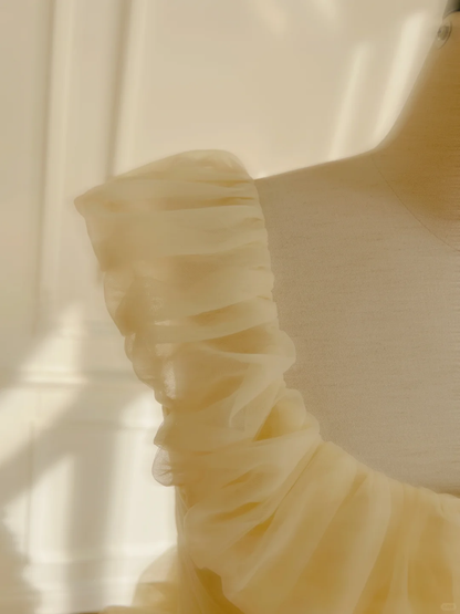 Lovely A Line Square Tulle Long Prom Dress, Party Dress, Evening Dress GG2904