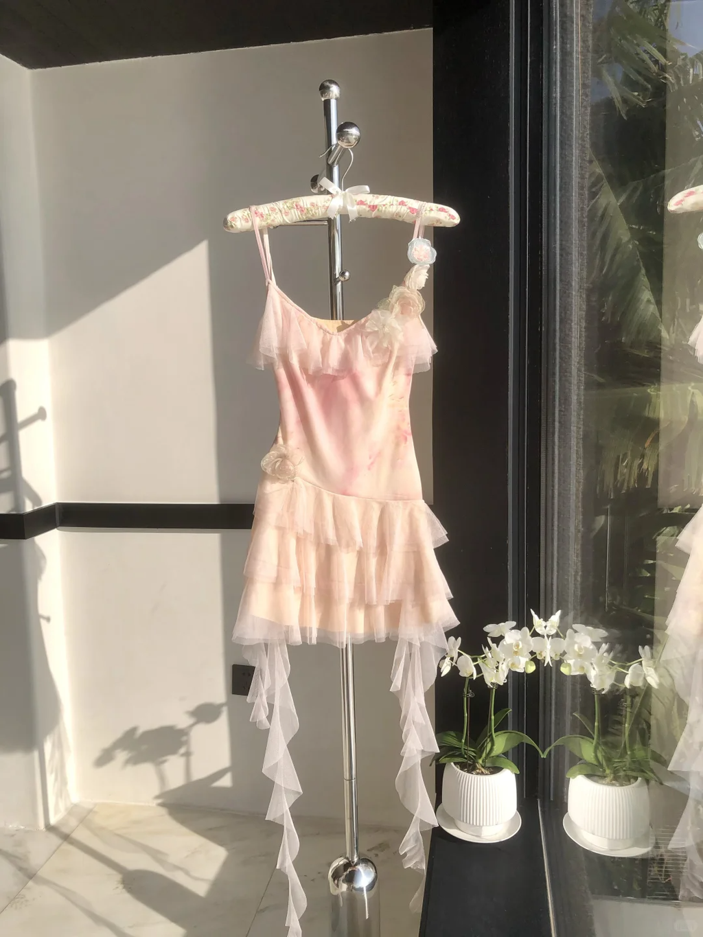 Beautiful A Line Spaghetti Straps Tulle Applique Short Prom Dress,Homecoming Dress,Birthday Dress GG2927