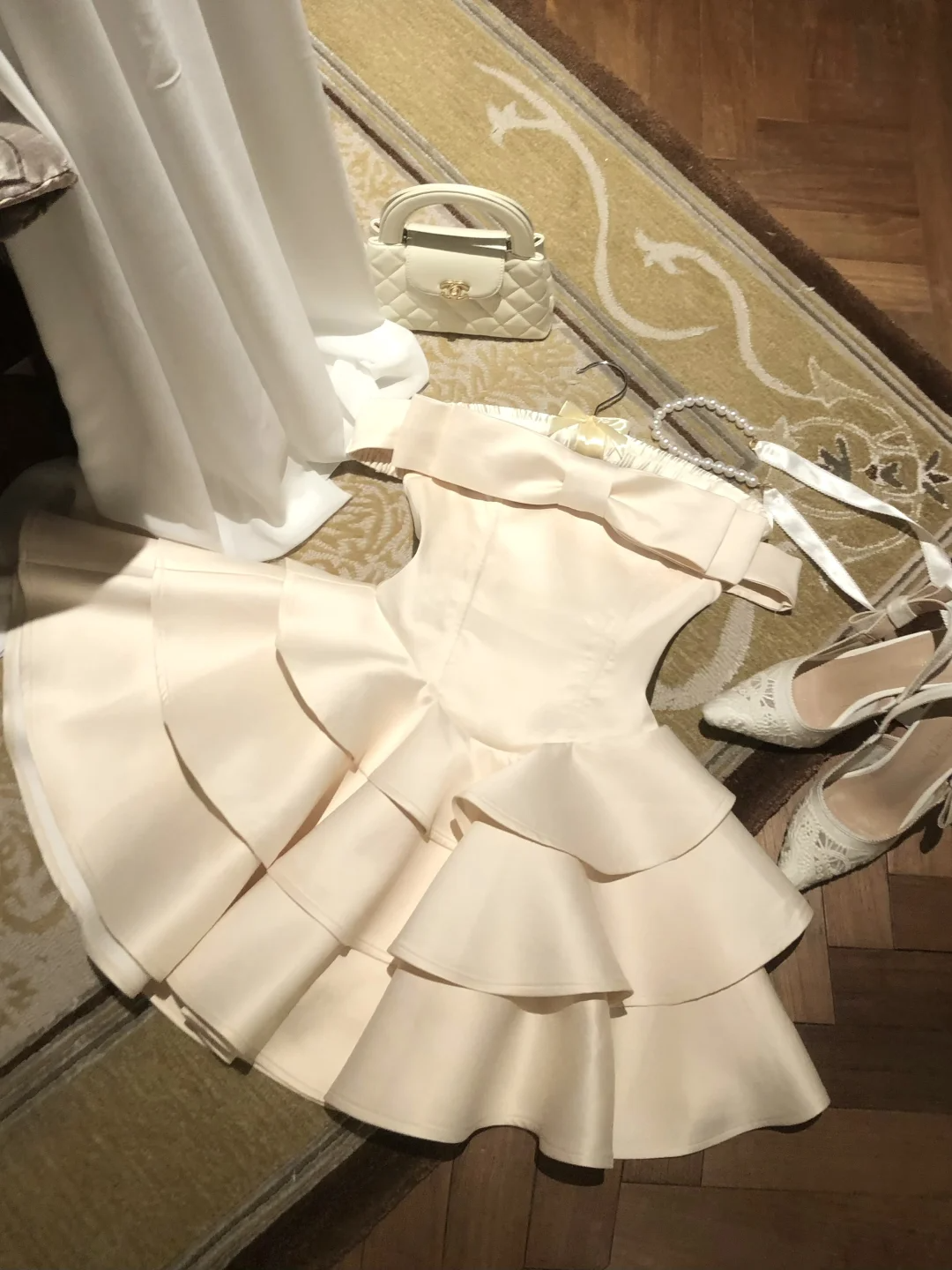 Cute A Line Off The Shoulder Satin Short Prom Dress,Homecoming Dress,Birthday Dress GG2930