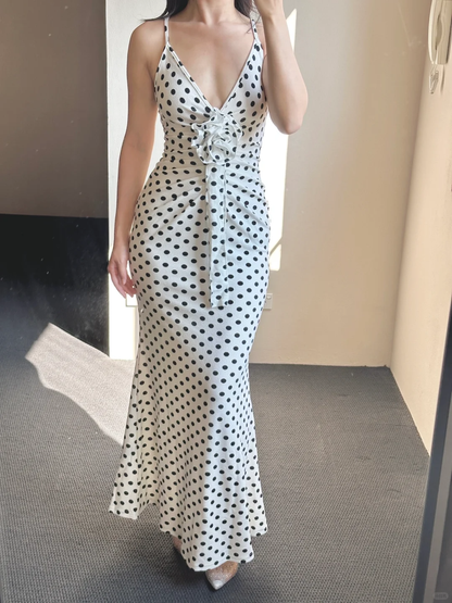 Pretty Mermaid Spaghetti Straps Satin Long Prom Dress, Party Dress, Evening Dress GG3063