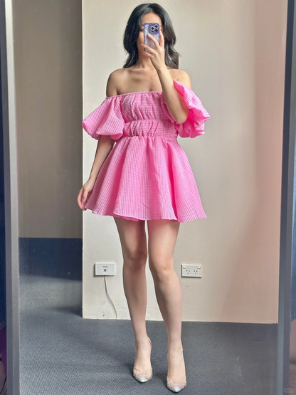 Cute A Line Off The Shoulder Satin Short Prom Dress,Homecoming Dress,Birthday Dress GG3065