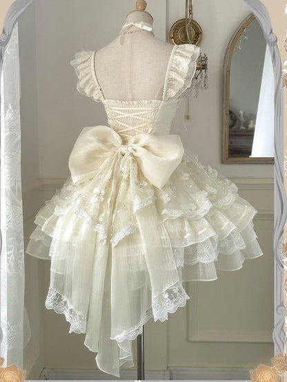 Cute Ball Gown Sweetheart Pastel Yellow Tulle Lace Short Prom Dress,Homecoming Dress,Birthday Dress GG3102