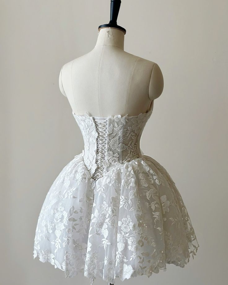 Chic White A Line Sweetheart Tulle Applique Short Prom Dress,Homecoming Dress,Birthday Dress GG3182