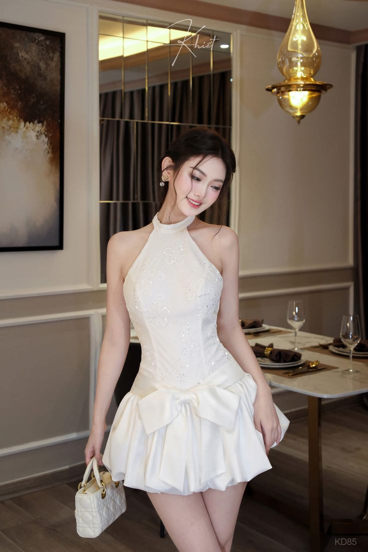 Cute A Line Halter Satin Short Prom Dress,Homecoming Dress,Birthday Dress GG3185