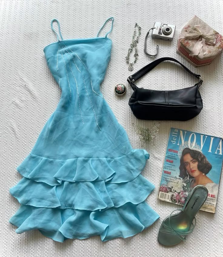 Blue A Line Spaghetti Straps Chiffon Short Prom Dress,Homecoming Dress,Birthday Dress GG3275