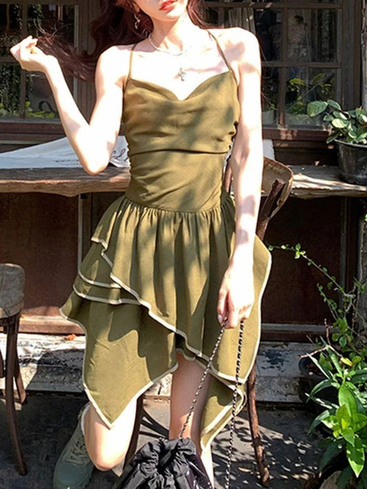 Elegant A Line Halter Satin Short Prom Dress,Homecoming Dress,Birthday Dress GG3355