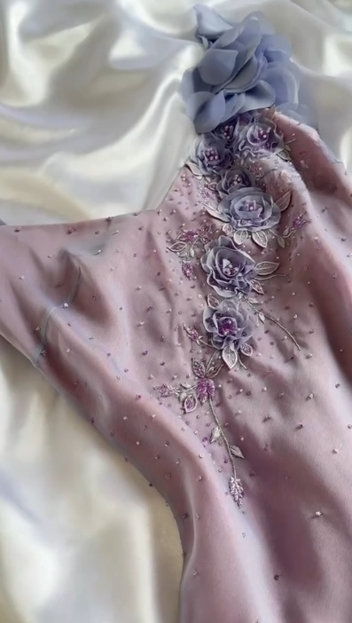 Pretty Mermaid Spaghetti Straps Chiffon Beaded Applique Short Prom Dress,Homecoming Dress,Birthday Dress GG3445