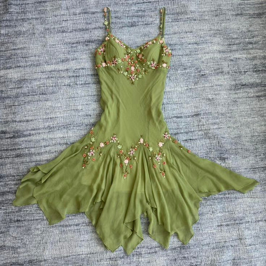 Pretty A Line Spaghetti Straps Chiffon Applique Short Prom Dress,Homecoming Dress,Birthday Dress GG3449