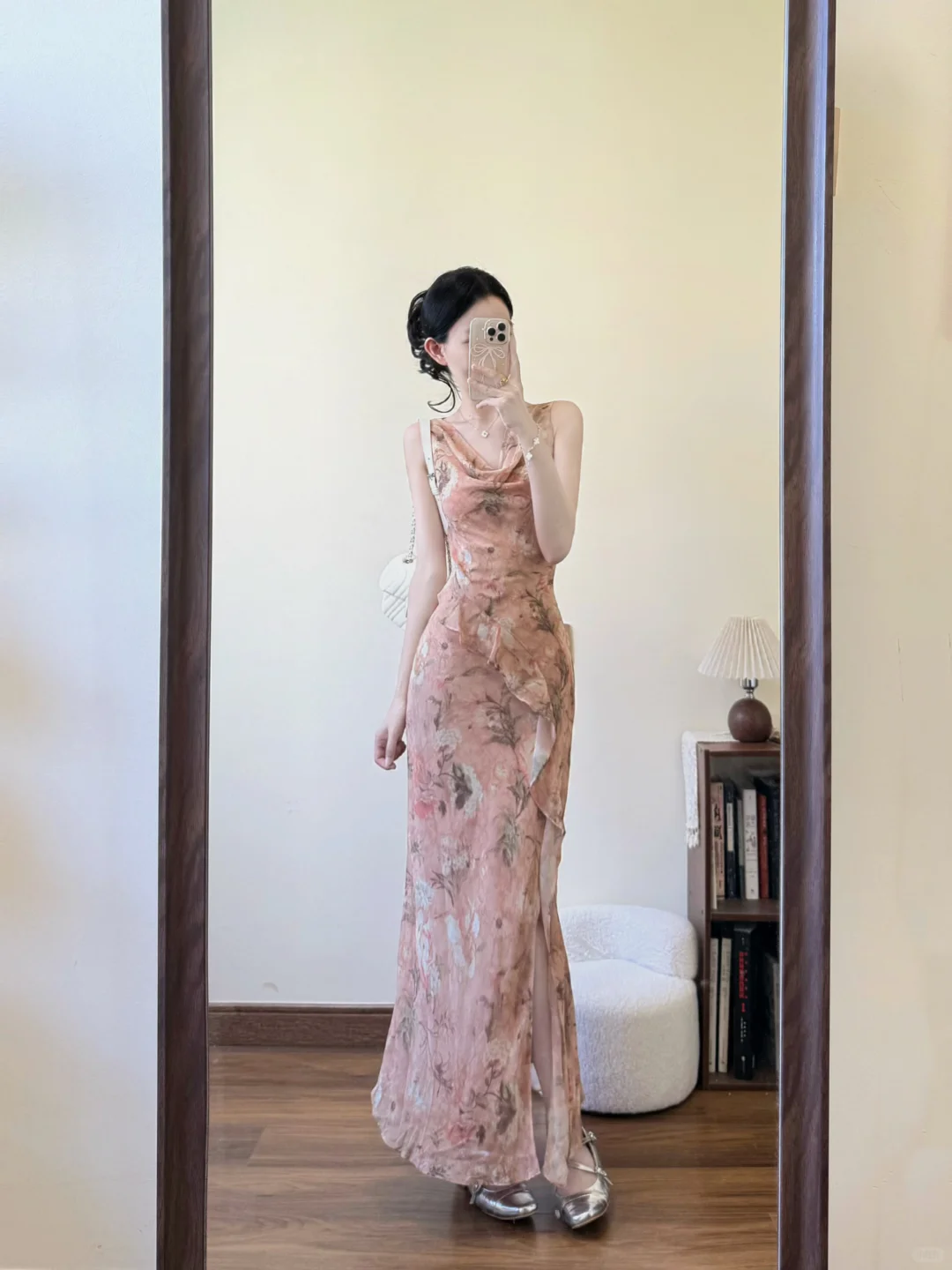 Unique Mermaid Chiffon Printed Long Prom Dress,Party Dress,Evening Dress GG3588