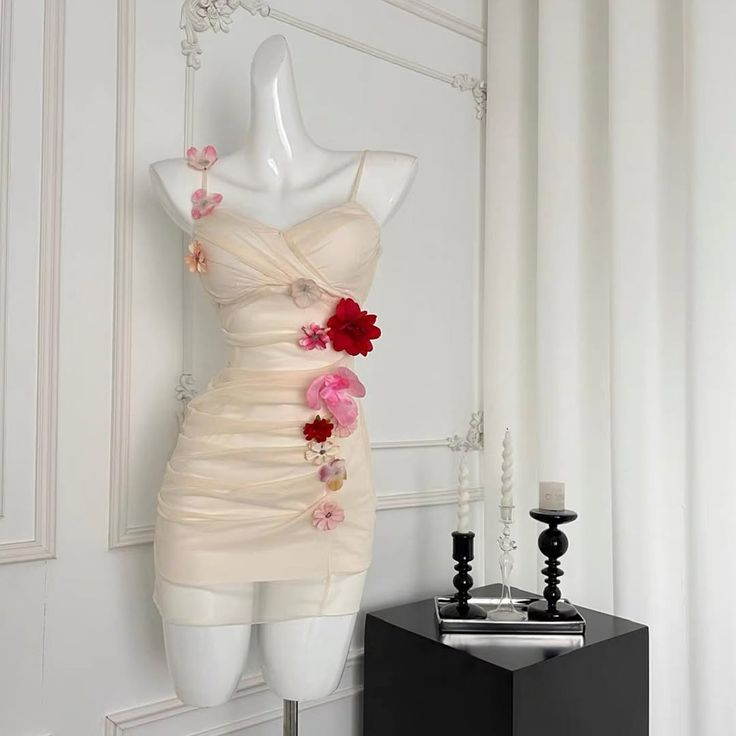 Sexy Mermaid Spagheti Straps Satin Tulle Applique Short Prom Dress,Homecoming Dress,20th Birthday Dress GG3615