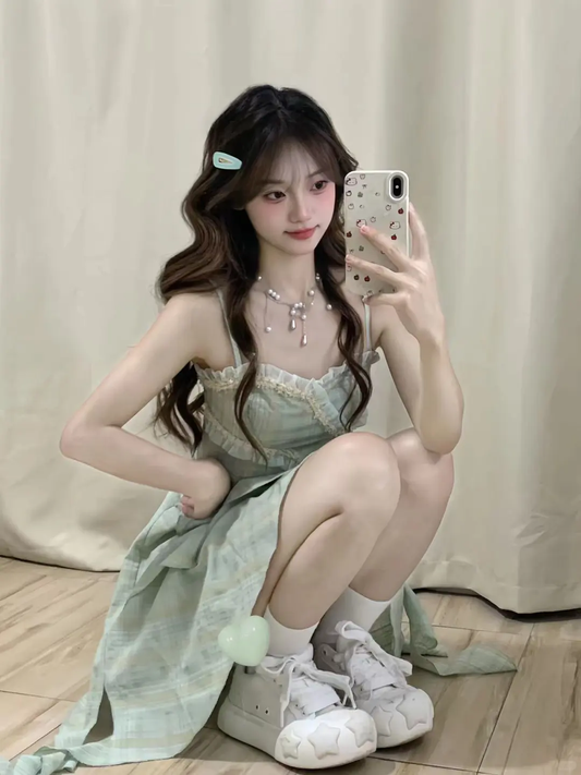 Chic A Line Spaghetti Straps Satin Short Prom Dress,Homecoming Dress,16th Birthday Dress GG3630