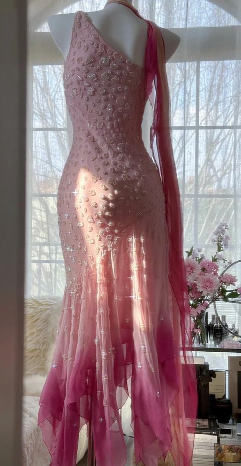 Stunning Mermaid Spaghetti Sttraps Chiffon Sequin Long Prom Dress,Party Dress,Evening Dress GG3649