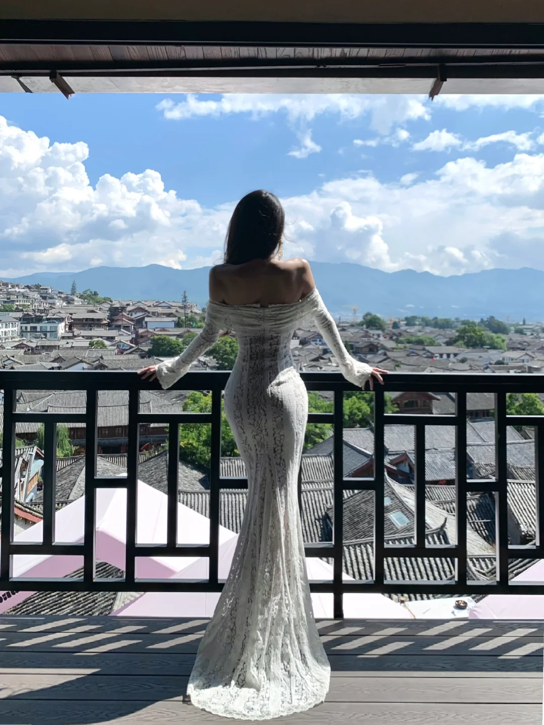 Pretty Mermaid Off The Shoulder Satin Lace Long Sleeves Long Prom Dress,Party Dress,Evening Dress GG3652