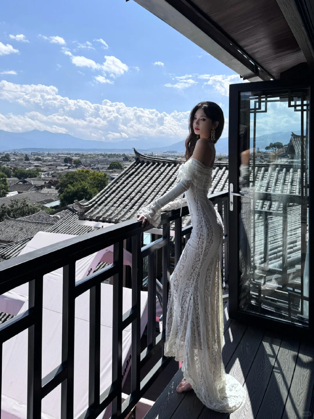 Pretty Mermaid Off The Shoulder Satin Lace Long Sleeves Long Prom Dress,Party Dress,Evening Dress GG3652