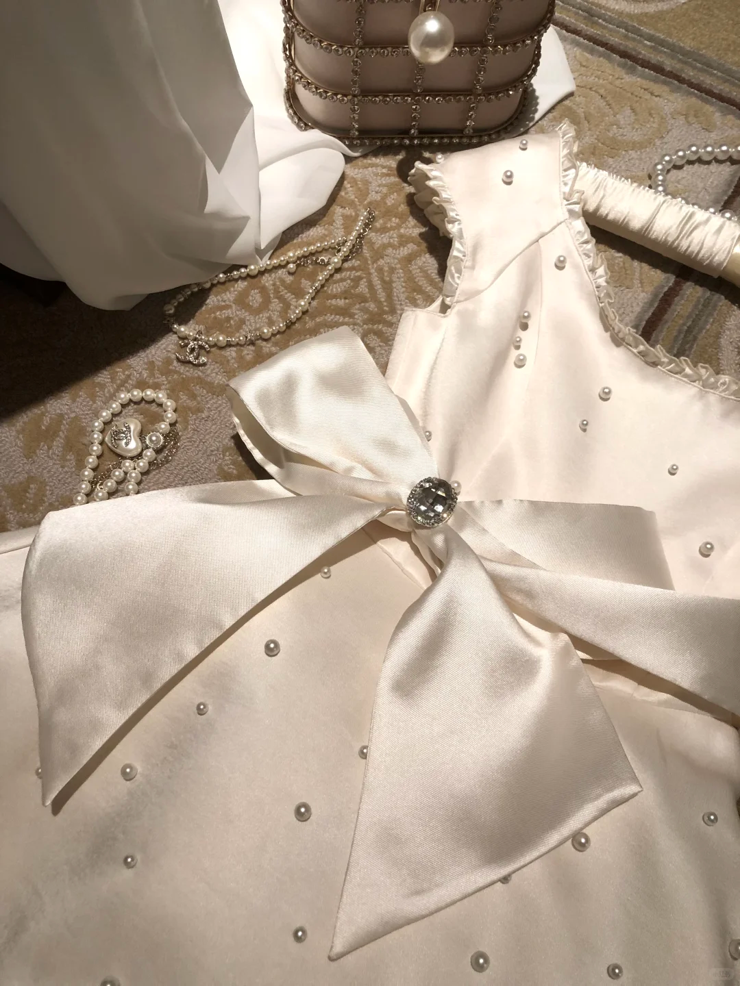 Sweet 16th A Line U Neck Satin Beads With Bow Short Homecoming Dress,Summer Birthday Dress GG3687