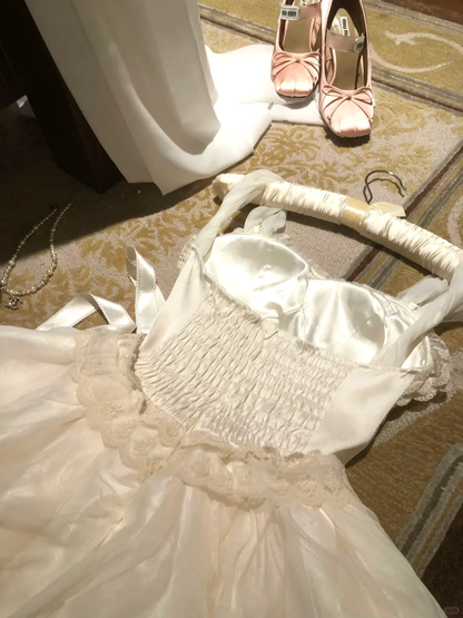 Sweet 16th A Line Spaghetti Straps Satin Tulle Lace Short Homecoming Dress,Summer Birthday Dress GG3693