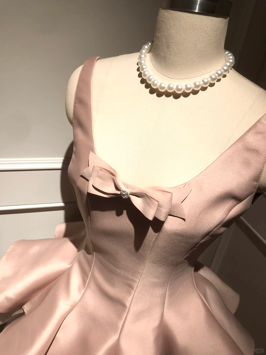 Sweet 16th Pink A Line U Neck Satin Tulle With Bow Short Homecoming Dress,Summer Birthday Dress GG3698