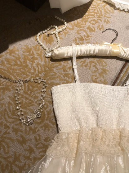 Impress A Line Spaghetti Straps Tulle Lace Tiered Short Homecoming Dress,Summer Birthday Dress GG3700