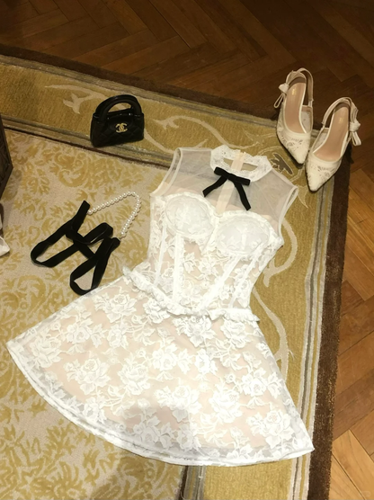 Sweet 15th A Line Tulle Lace Short Homecoming Dress,Summer Birthday Dress GG3721