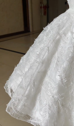 Unique A Line Sapghetti Straps White Lace Bow Short Homecoming Dress,Summer Birthday Dress GG3749