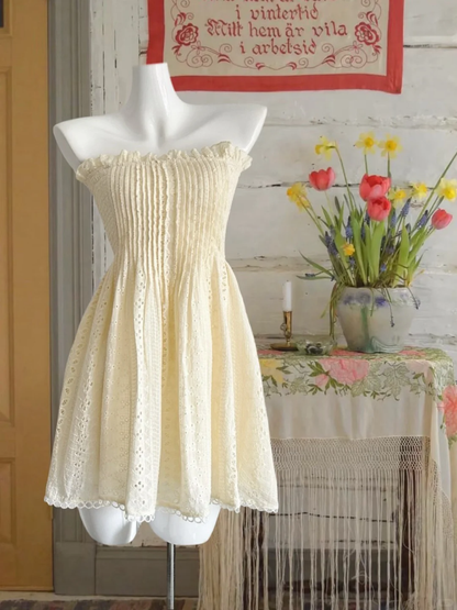 Chic A Line Strapless Satin Short Homecoming Dress,Summer 18th Birthday Dress GG3862