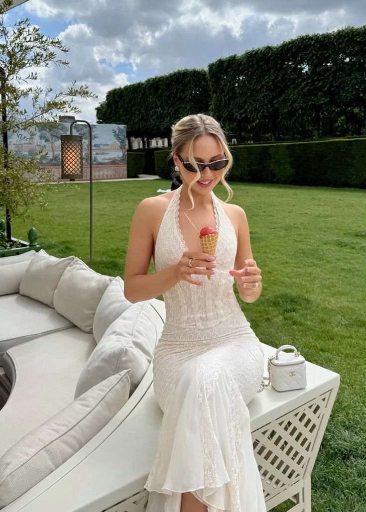 Stunning Mermaid Halter Satin Lace Long Prom Dress,Party Dress,Evening Dress GG3880