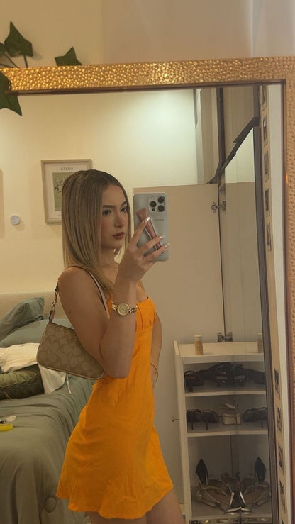 Classy A Line Spqghetti Straps Satin Short Homecoming Dress,Summer 21th Birthday Dress GG3914