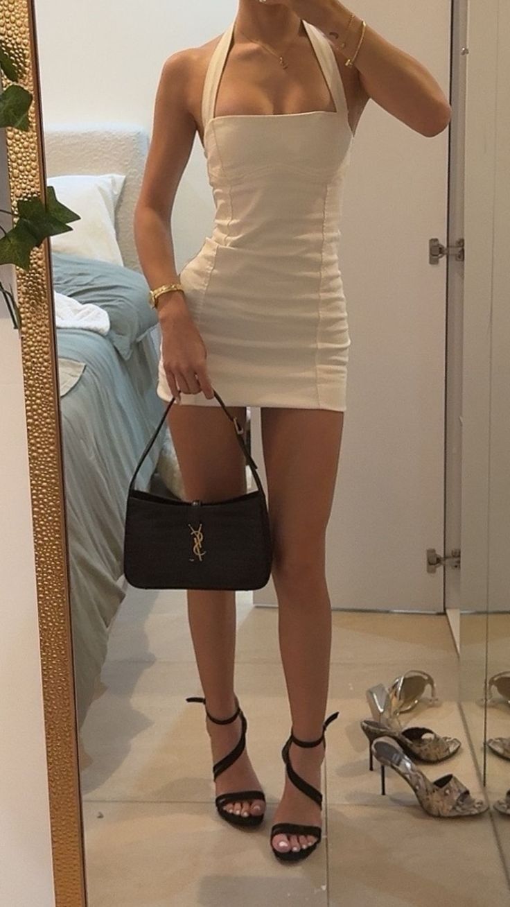 Simple Mermaid Halter Satin Short Homecoming Dress,Summer 17th Birthday Dress GG3918