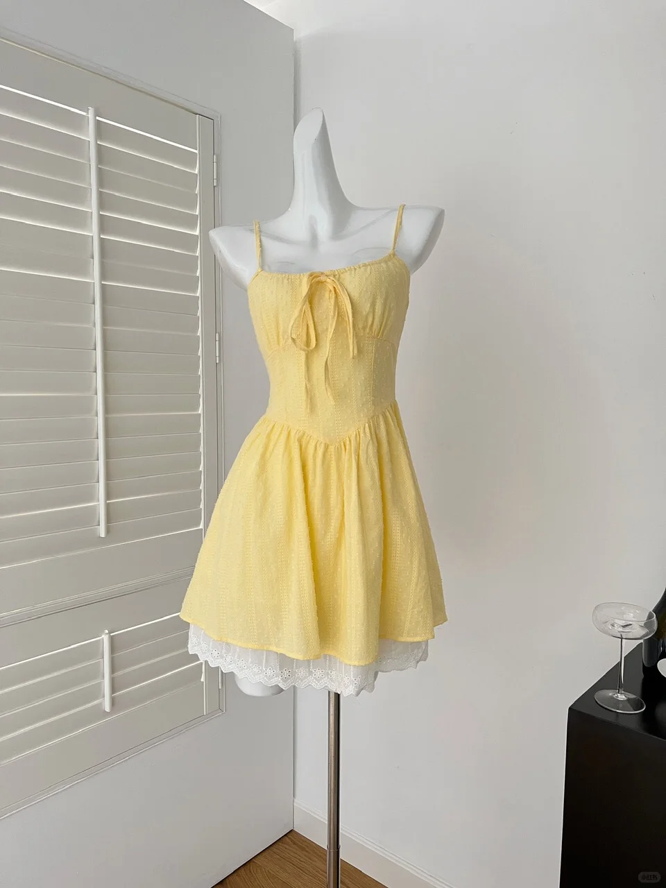 Bright A Line Spaghetti Straps Yellow Satin Short Homecoming Dress,Summer 17th Birthday Dress GG3972