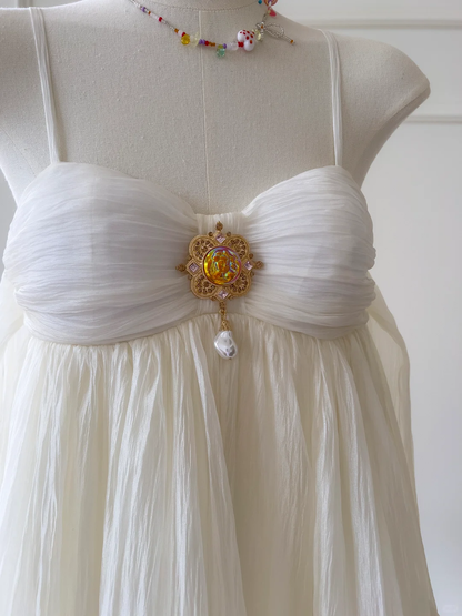 Cute A Line Spaghetti Straps Chiffon Short Homecoming Dress,Summer 16th Birthday Dress GG4007