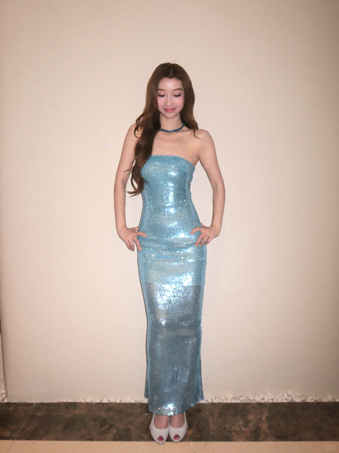 Sparkly Mermaid Strapless Sequin Long Prom Dress,Party Dress,Formal Evening Dress GG4011