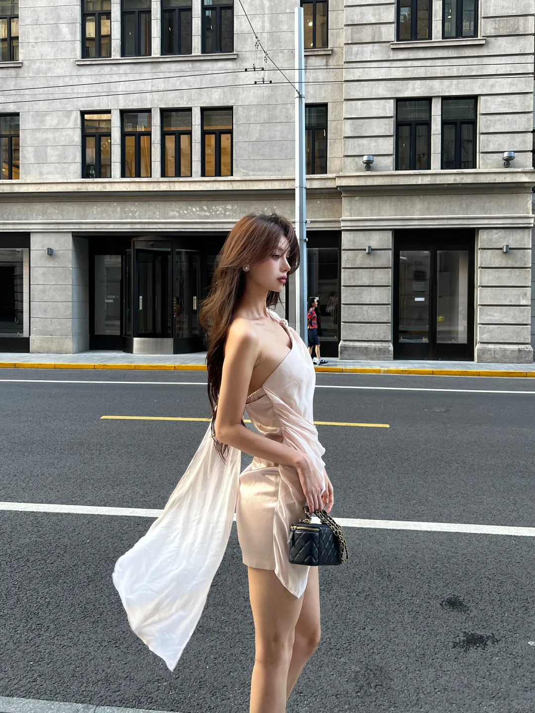 Simple Mermaid One Shoulder Satin Short Homecoming Dress,Summer 19th Birthday Dress GG4033