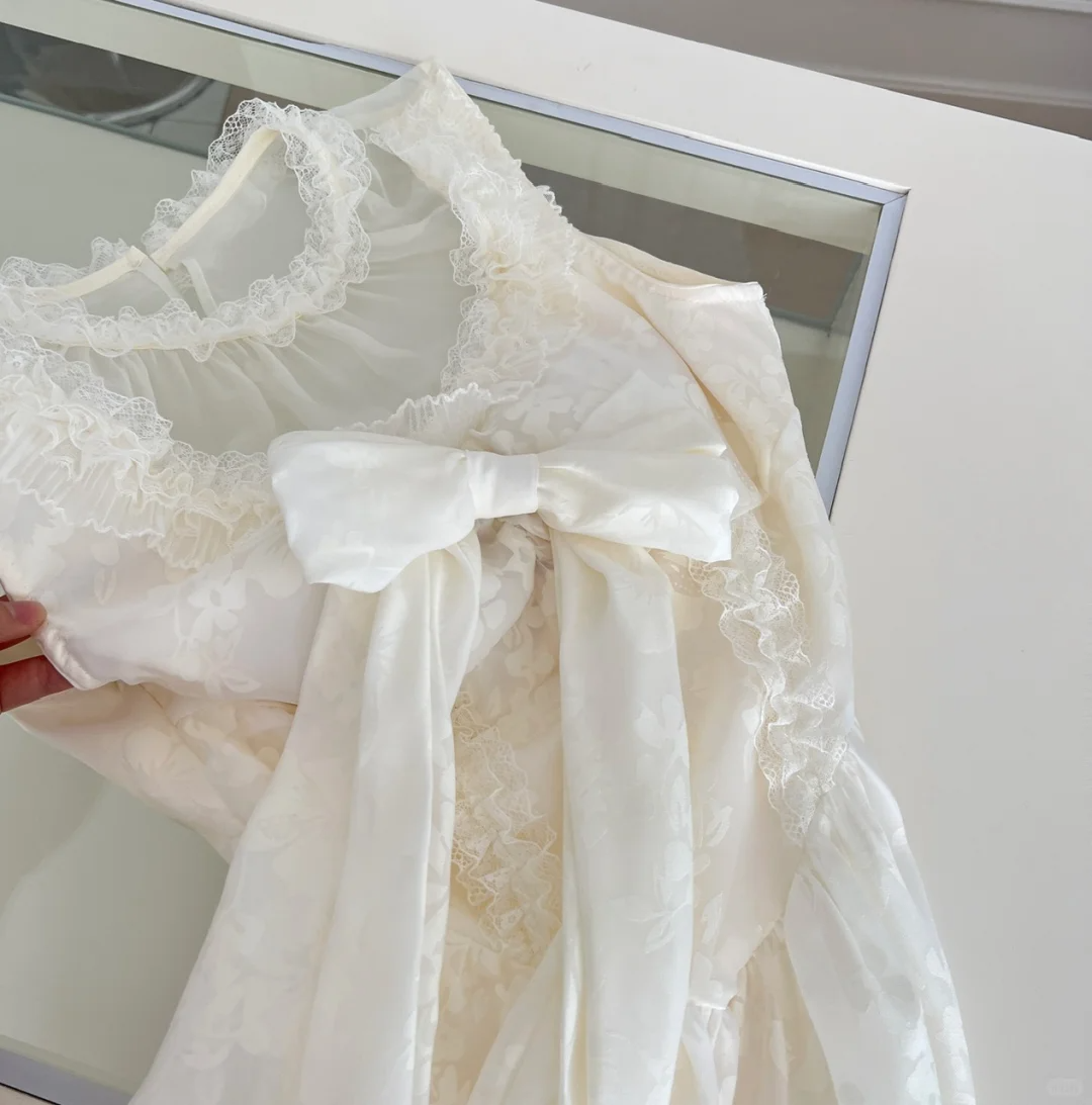 Pretty A Line Lace With Bow Short Homecoming Dress,Summer 17th Birthday Dress GG4040