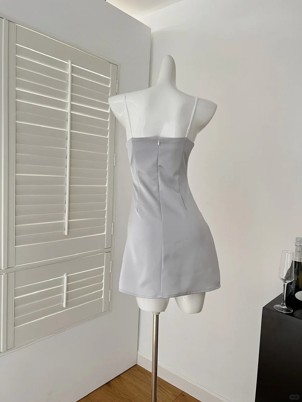 Sheath Mermaid Spaghetti Straps Pleated Satin Beads Short Homecoming Dress,Summer 19th Birthday Dress GG4043