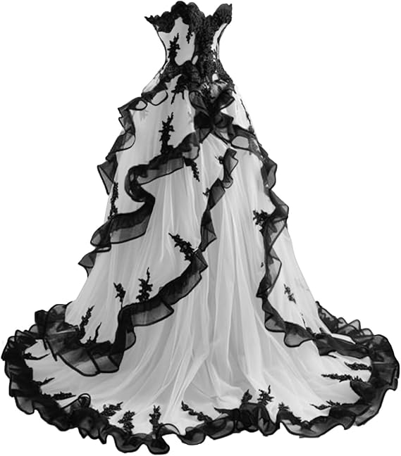 Vintage A Line Sweetheart Tulle Ruffles Long Prom Dress, Evening Dress GG408