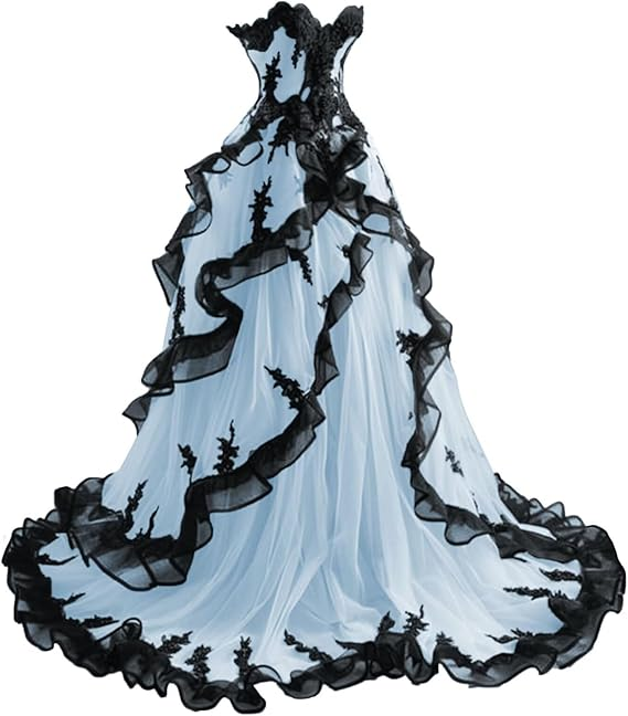 Vintage A Line Sweetheart Tulle Ruffles Long Prom Dress, Evening Dress GG408