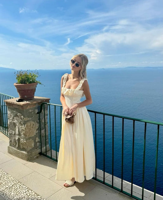 Simple A Line Square Satin Long Prom Dress,Party Dress,Formal Evening Dress GG4101