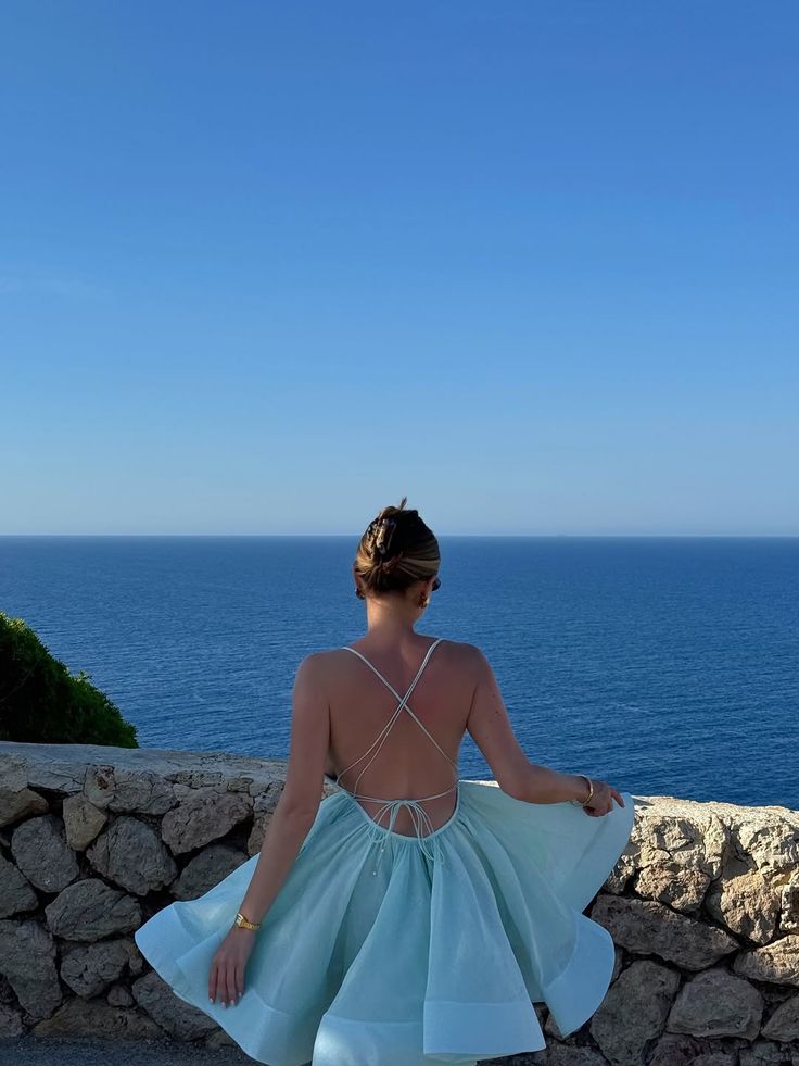 Pretty A Line Spaghetti Straps Satin Backless Short Homecoming Dress,Summer 18th Birthday Dress GG4107