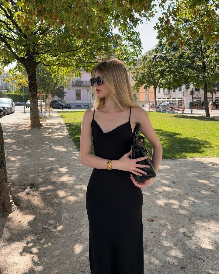 Sheath Mermaid Spaghetti Straps Black Satin Long Prom Dress,Party Dress,Formal Evening Dress GG4135