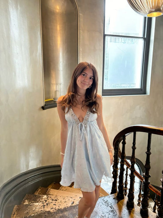 Charming A Line Spaghetti Straps Satin Beads Short Homecoming Dress,Summer 17th Birthday Dress GG4152