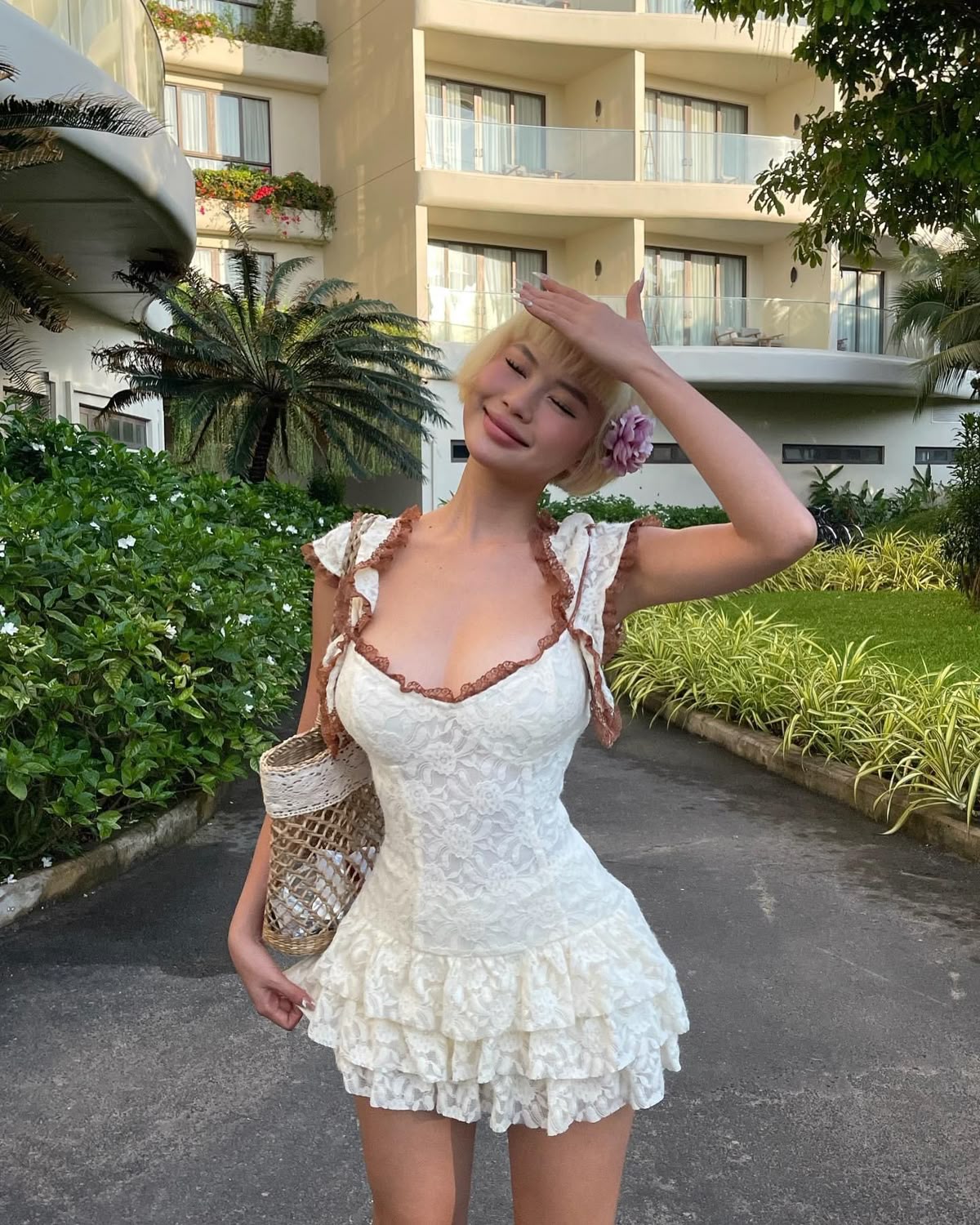 Sexy A Line Low Collar Satin Lace Short Homecoming Dress,Summer 22th Birthday Dress GG4153