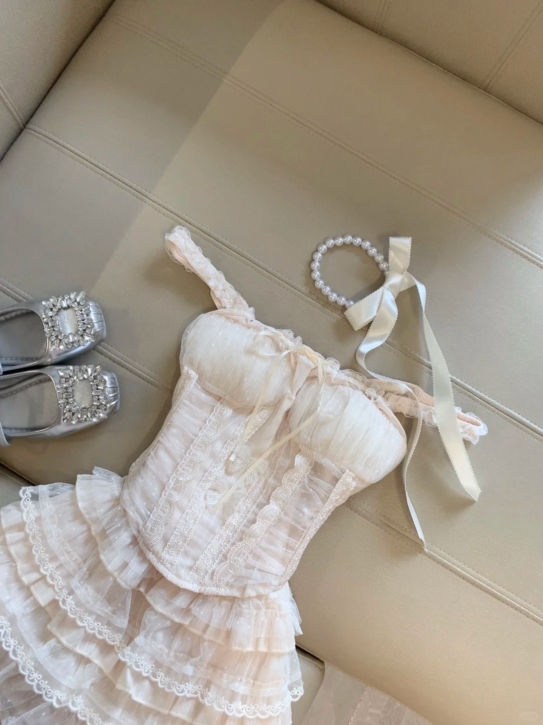 Vintage A Line Off The Shoulder Satin Lace Tiered Short Homecoming Dress,Summer 18th Birthday Dress GG4163