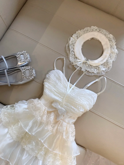 Gorgeous A Line Spaghetti Straps Chiffon Lace Short Homecoming Dress,Summer 19th Birthday Dress GG4170