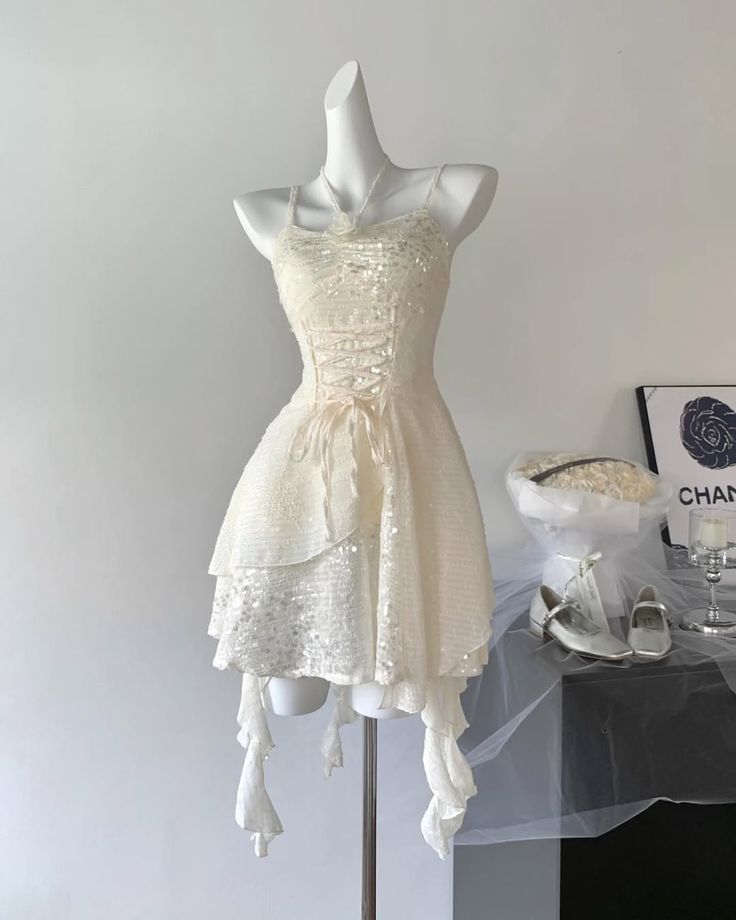 Sparkly A Line Spaghetti Straps Satin Sequin Short Homecoming Dress,Summer 19th Birthday Dress GG4190